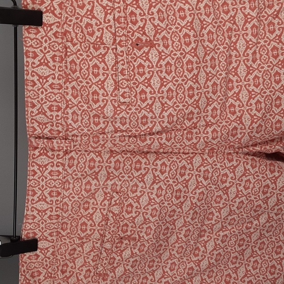 Loft Ann Taylor Rust Orange Paisley Print Original Shorts - Picture 6 of 10